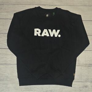 G-Star Women's Premium Core Raw. Crewneck Black/White Size XS NWT